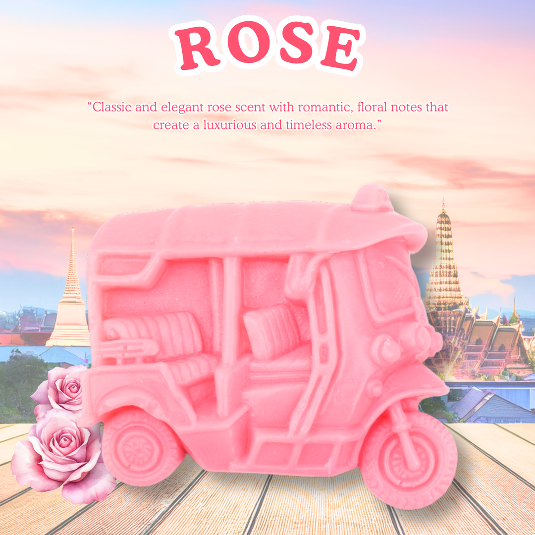 Natural Fancy Soap - Tuk Tuk - 100g - Rose