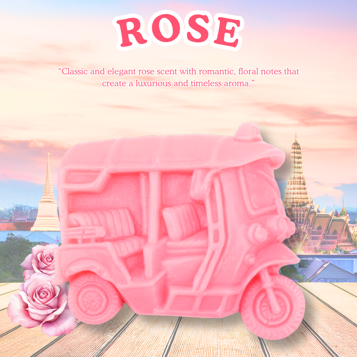 Natural Fancy Soap - Tuk Tuk - 100g - Rose