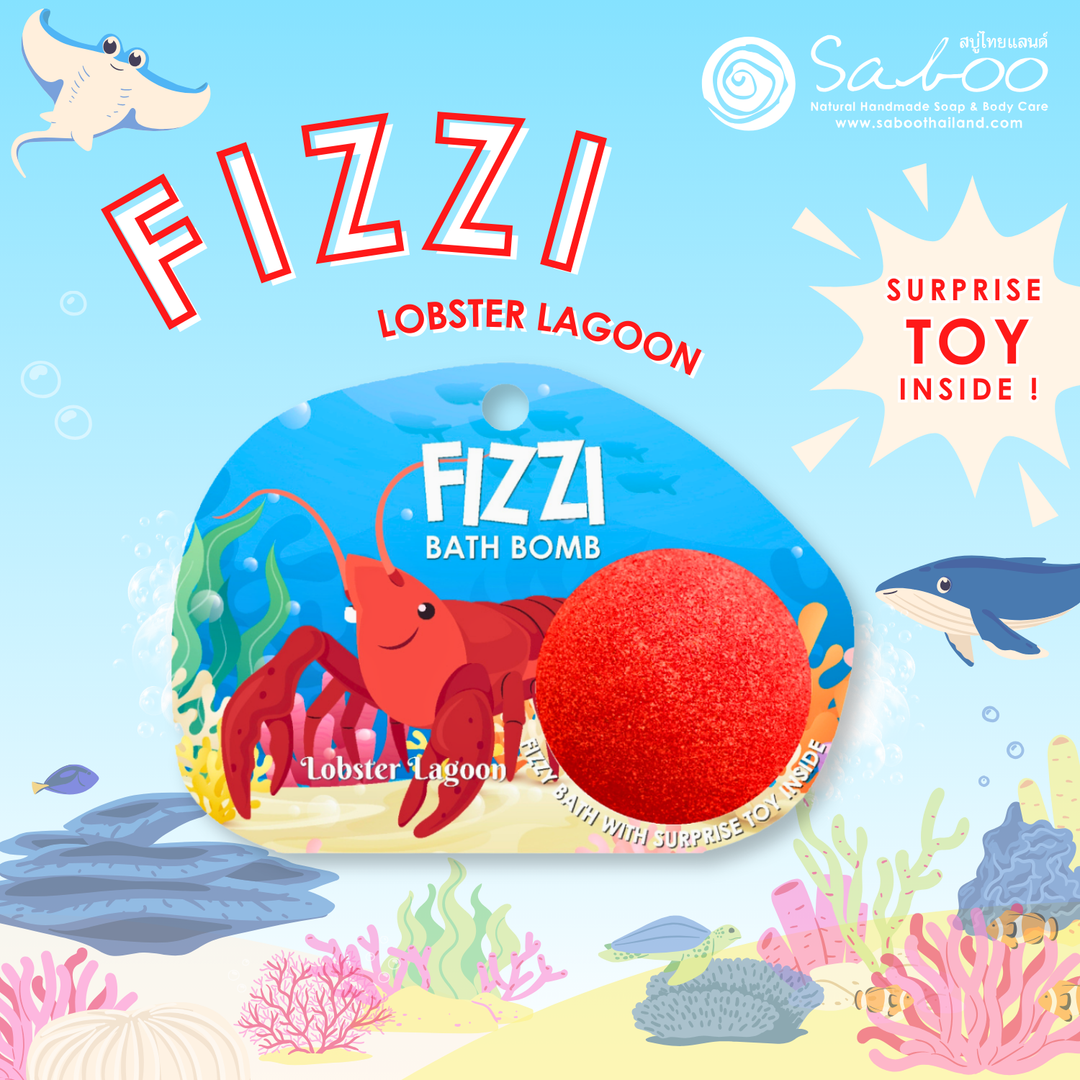 Fizzy Bath Bomb - Sea Animal Package - 100g - Lobster Lagoon