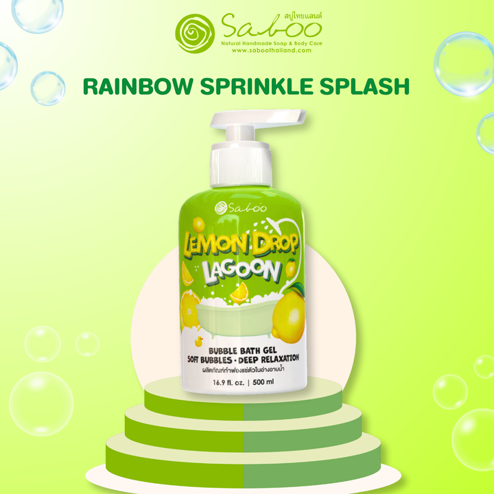 Bubble Bath Gel - 500ml - Lemon Drop Lagoon