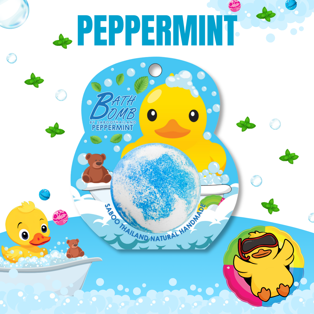 Bubble Bath Bomb - Duck Package - 150g - Peppermint