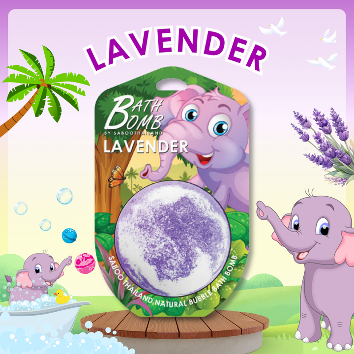 Bubble Bath Bomb - Jungle Package - 150g - Lavender