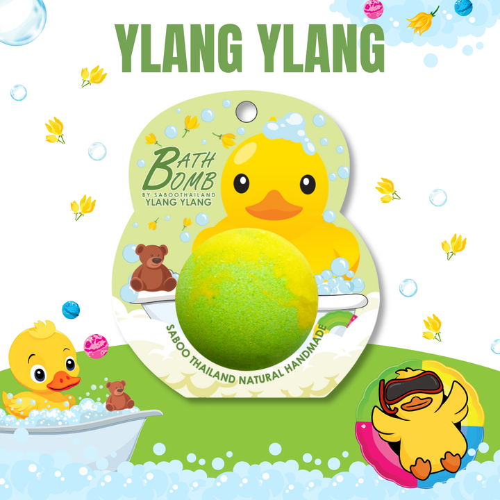 Bubble Bath Bomb - Duck Package - 150g - Ylang Ylang