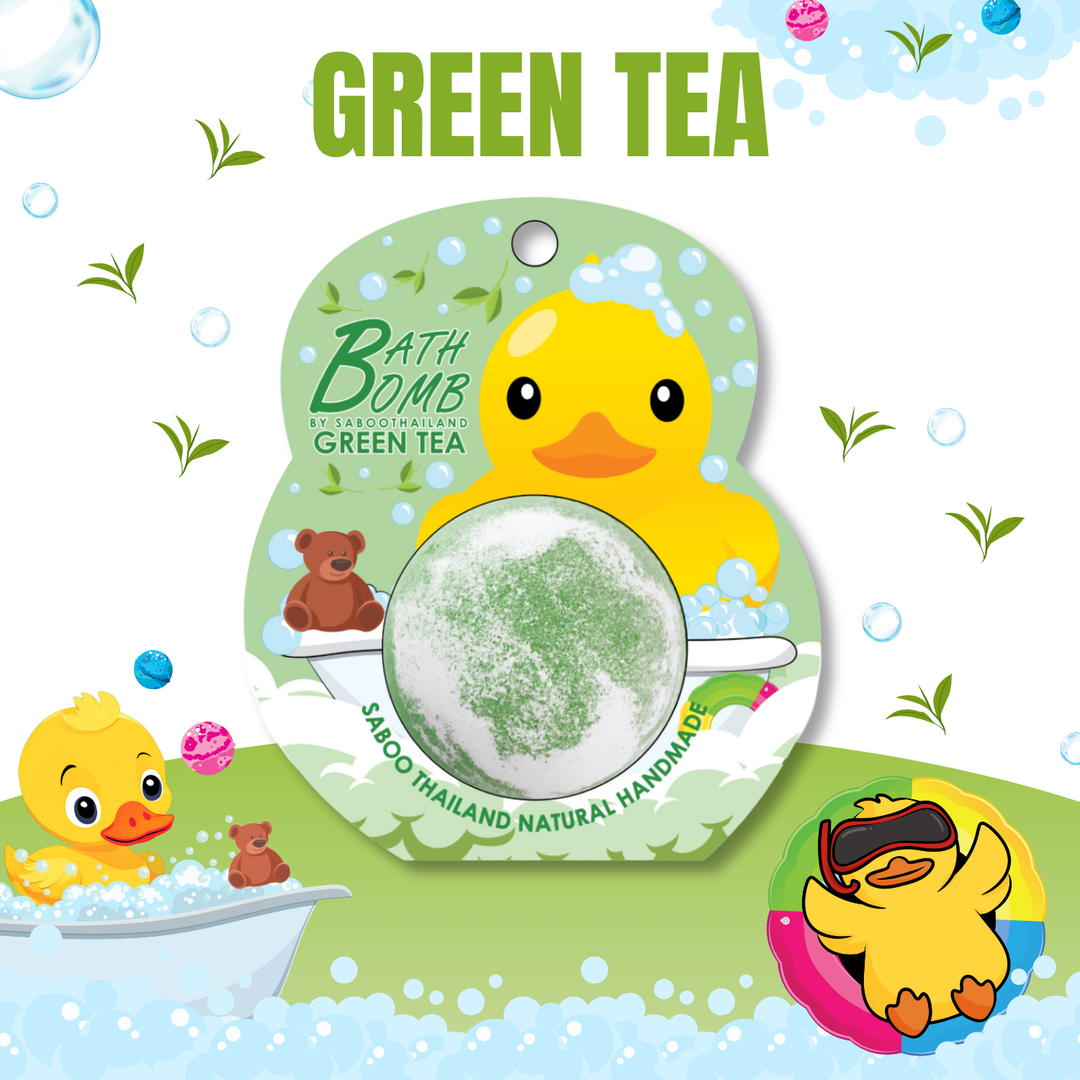 Bubble Bath Bomb - Duck Package - 150g - Green Tea