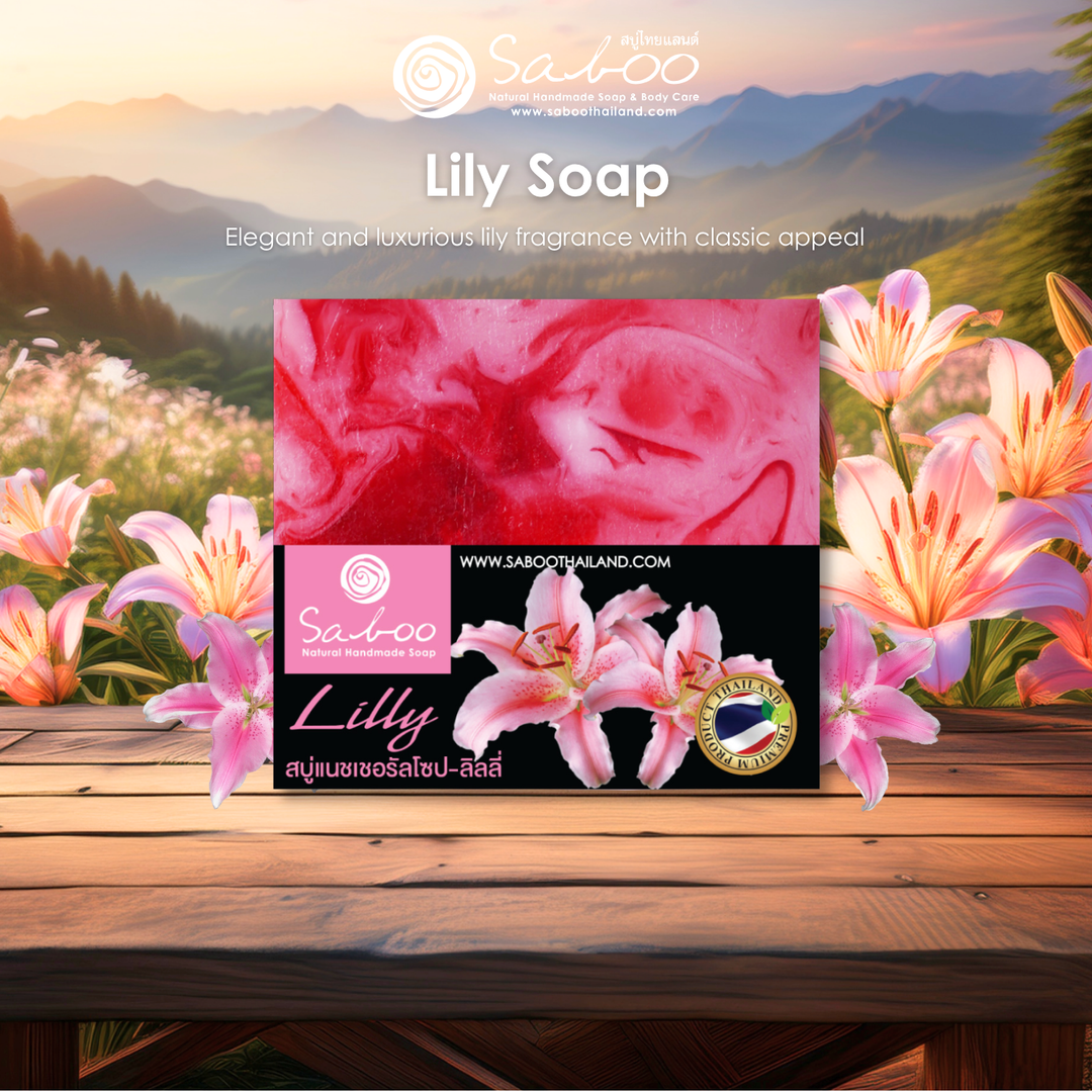Natural Soap - Square Shape - 100g - Lilly