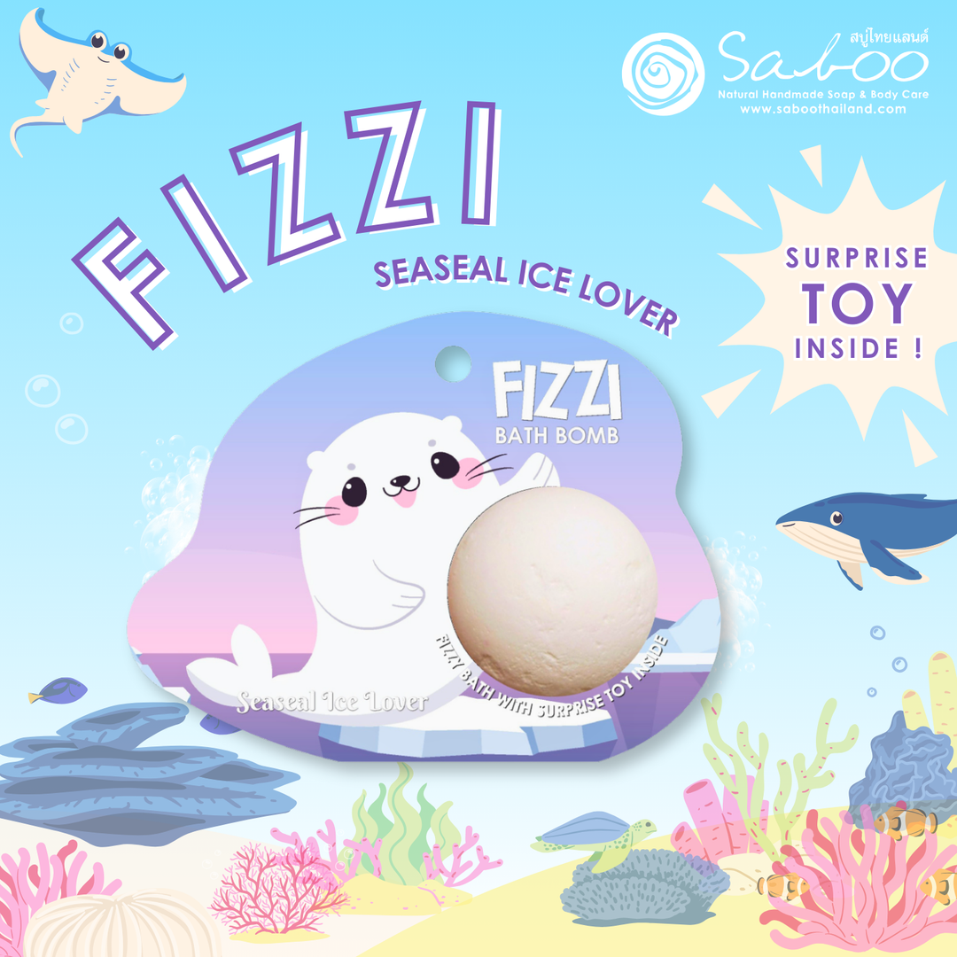 Fizzy Bath Bomb - Sea Animal Package - 100g - Seaseal Ice Lover