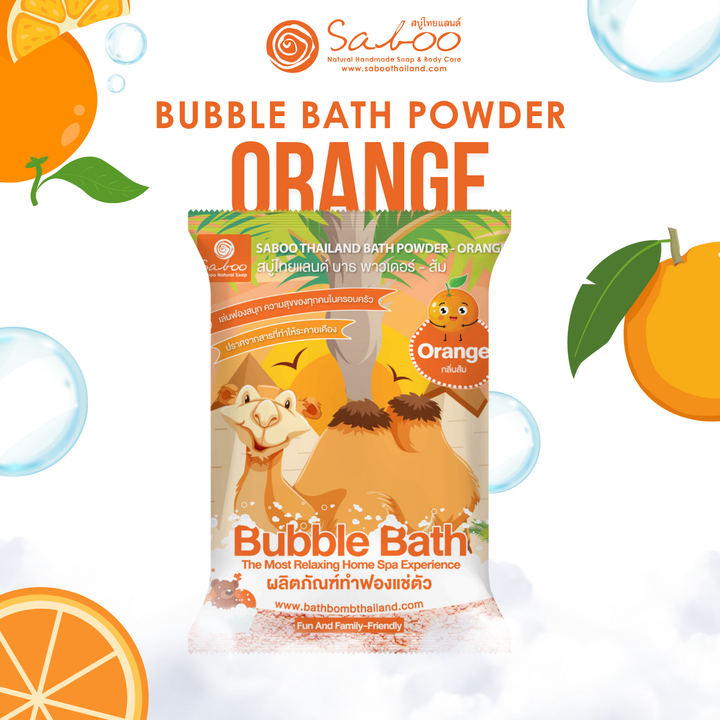 Bubble Bath Powder - 100g - Orange