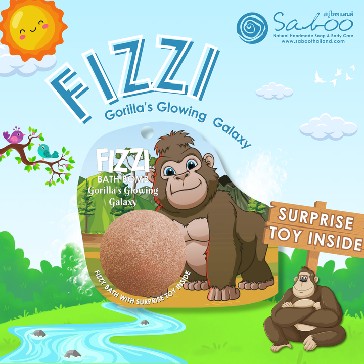 Fizzy Bath Bomb - Jungle Package - 100g - Gorilla's Galaxy
