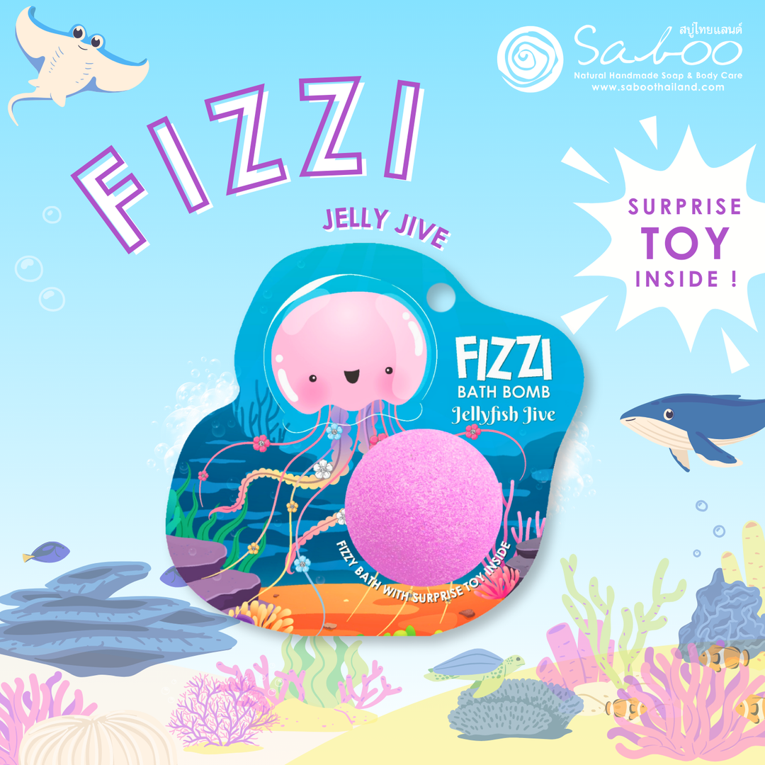 Fizzy Bath Bomb - Sea Animal Package - 100g - Jelly Live