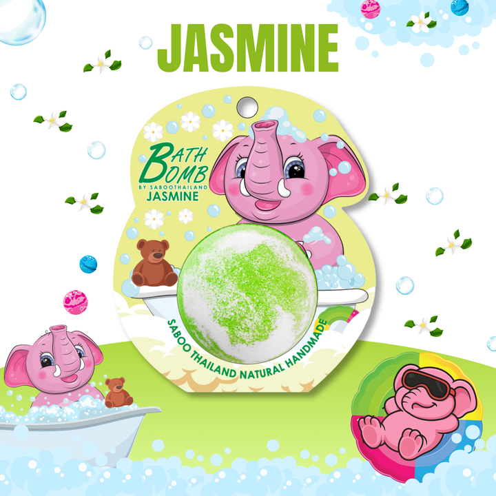 Bubble Bath Bomb - Elephant Package - 150g - Jasmine