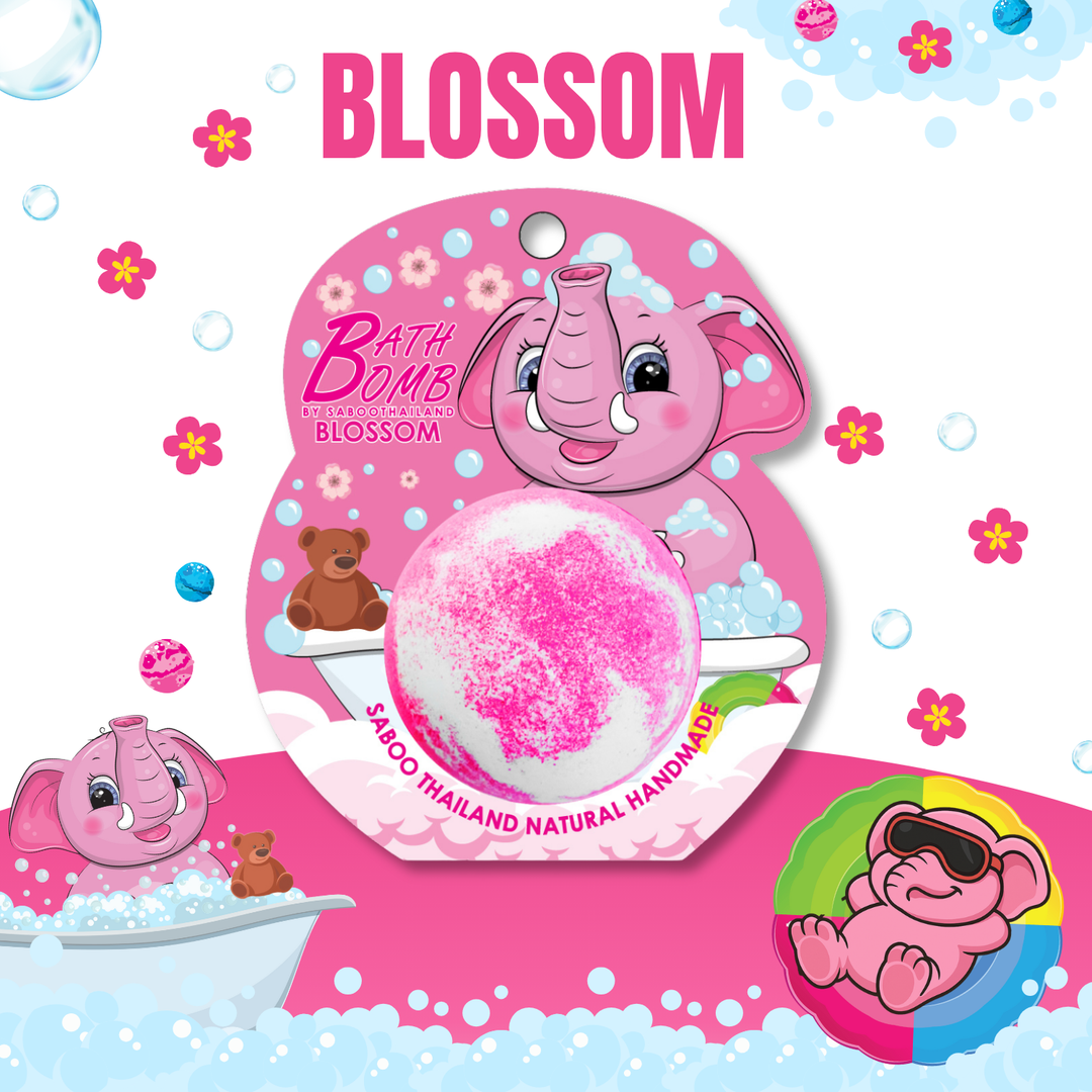 Bubble Bath Bomb - Elephant Package - 150g - Blossom