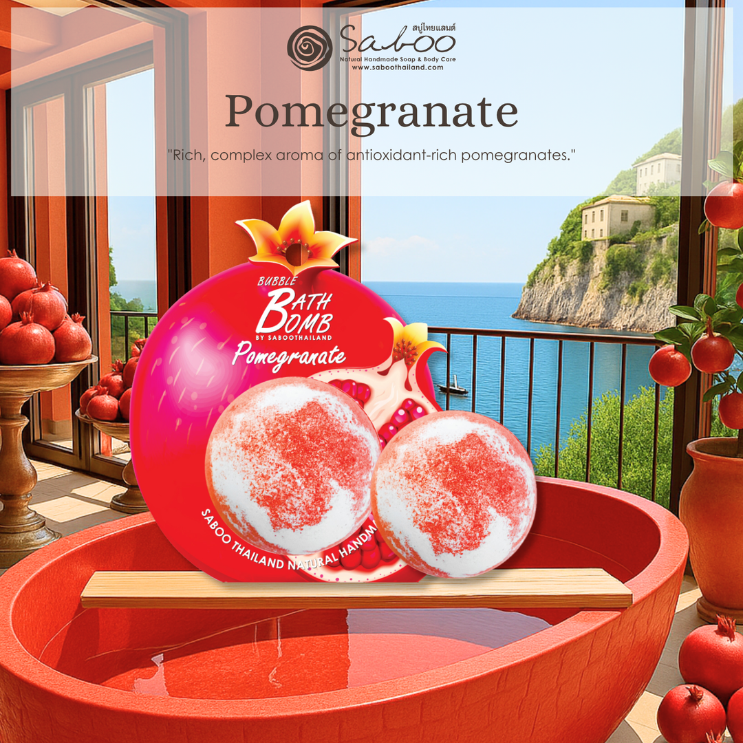 Bubble Bath Bomb - Fruit Package - 150g - Pomegranate