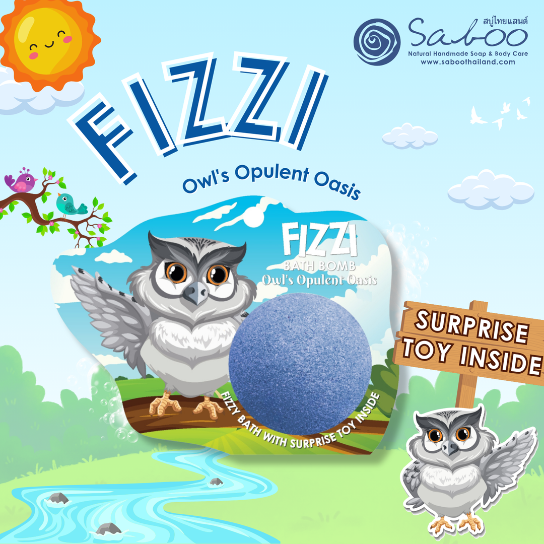 Fizzy Bath Bomb - Jungle Package - 100g - Owl's Opulent Oasis