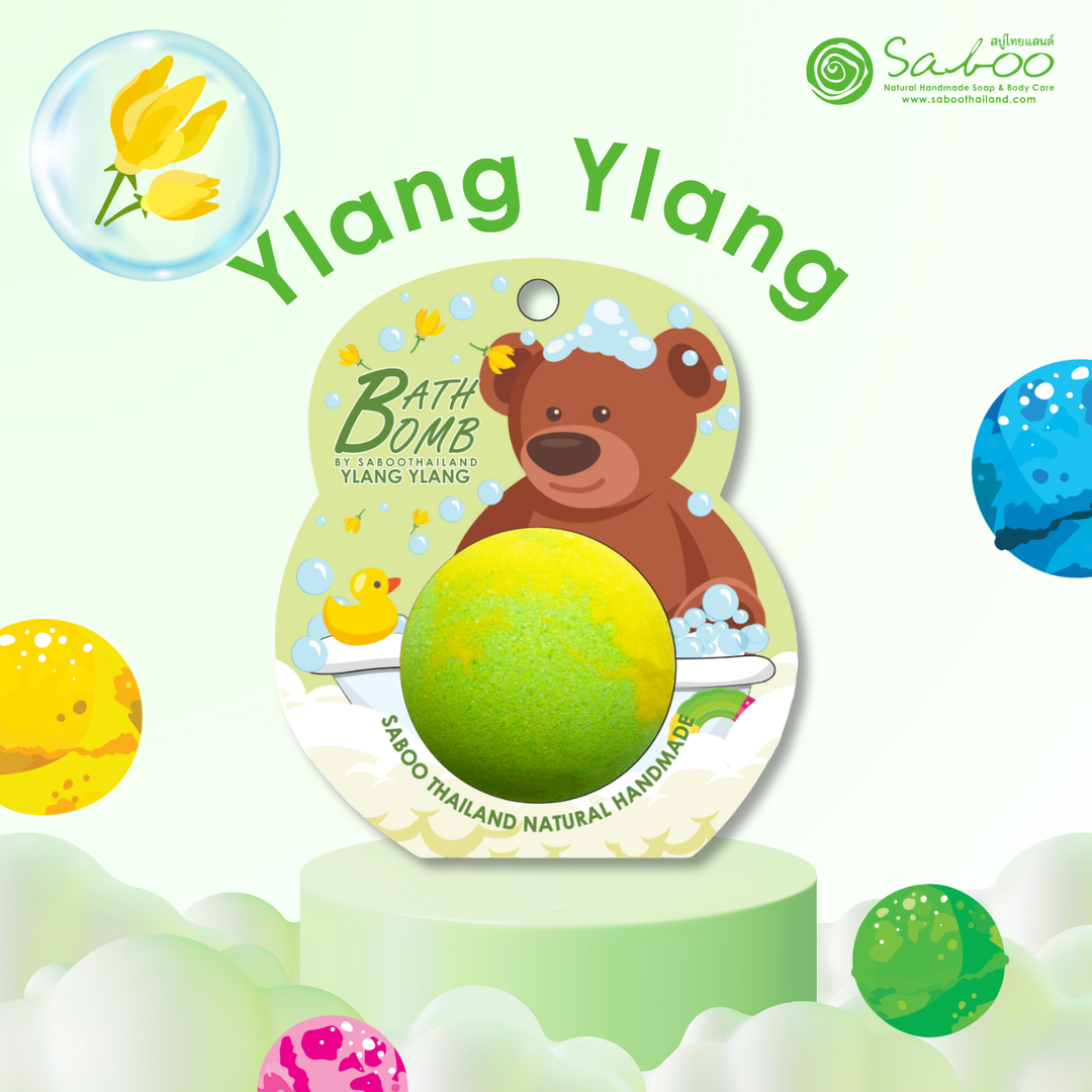Bubble Bath Bomb - Bear Package - 150g - Ylang Ylang