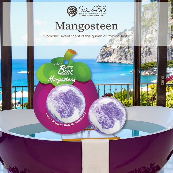 Bubble Bath Bomb - Fruit Package - 150g - Mangosteen