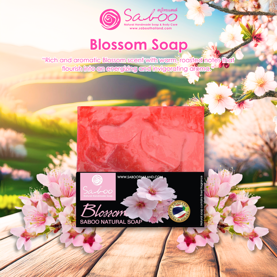 Natural Soap - Square Shape - 100g - Blossom