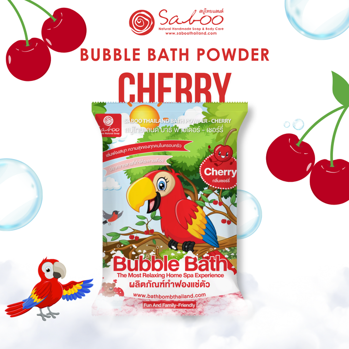 Bubble Bath Powder - 100g - Cherry