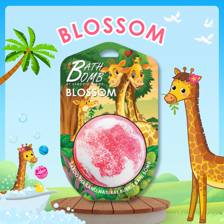 Bubble Bath Bomb - Jungle Package - 150g - Blossom