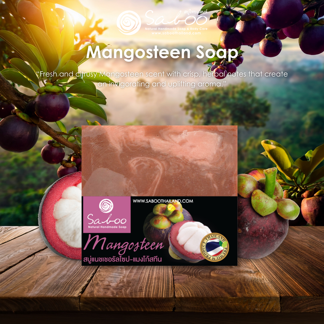Natural Soap - Square Shape - 100g - Mangosteen