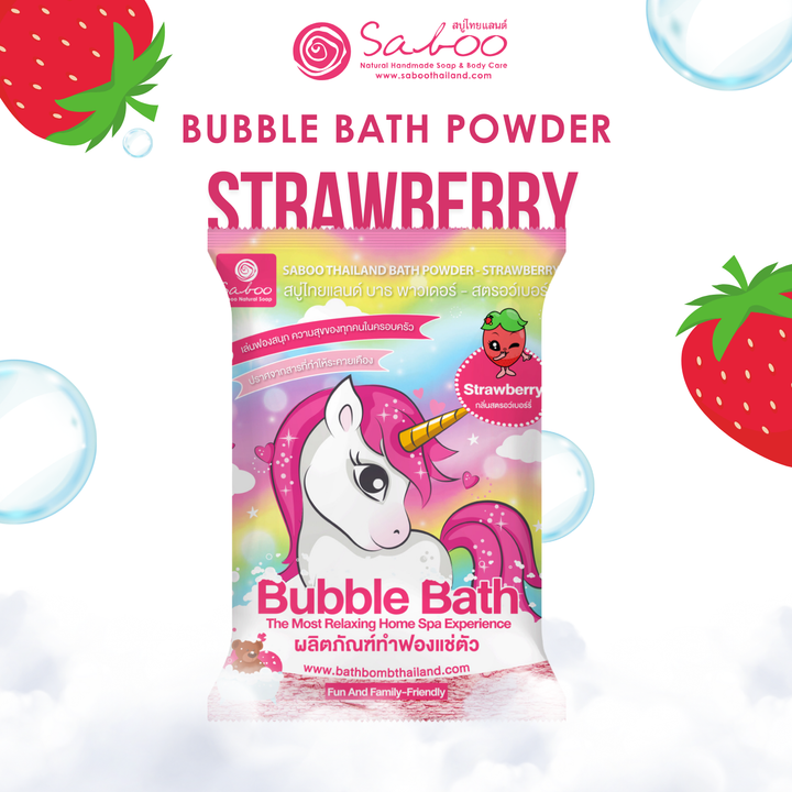 Bubble Bath Powder - 100g - Strawberry