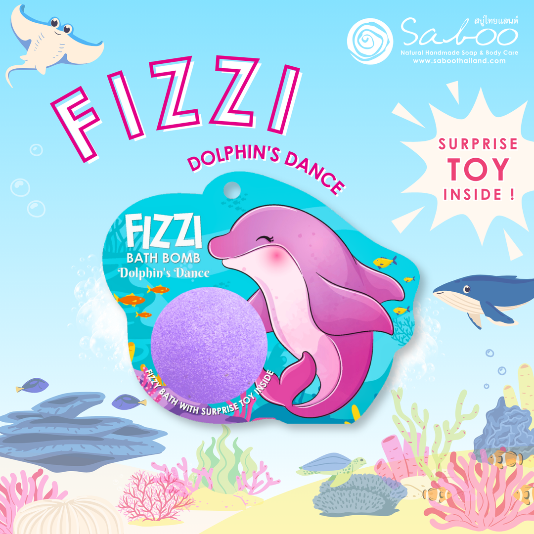 Fizzy Bath Bomb - Sea Animal Package - 100g - Dolphin's Dance