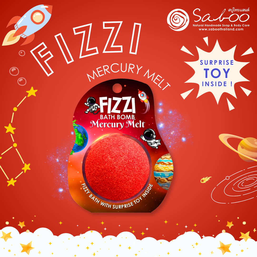 Fizzy Bath Bomb - Solar System Package - 100g - Mercury Melt