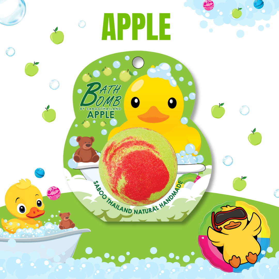 Bubble Bath Bomb - Duck Package - 150g - Apple