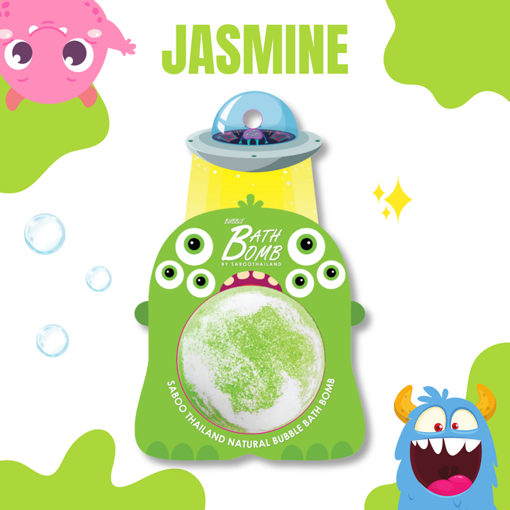 Bubble Bath Bomb - Monster - 150g - Jasmine