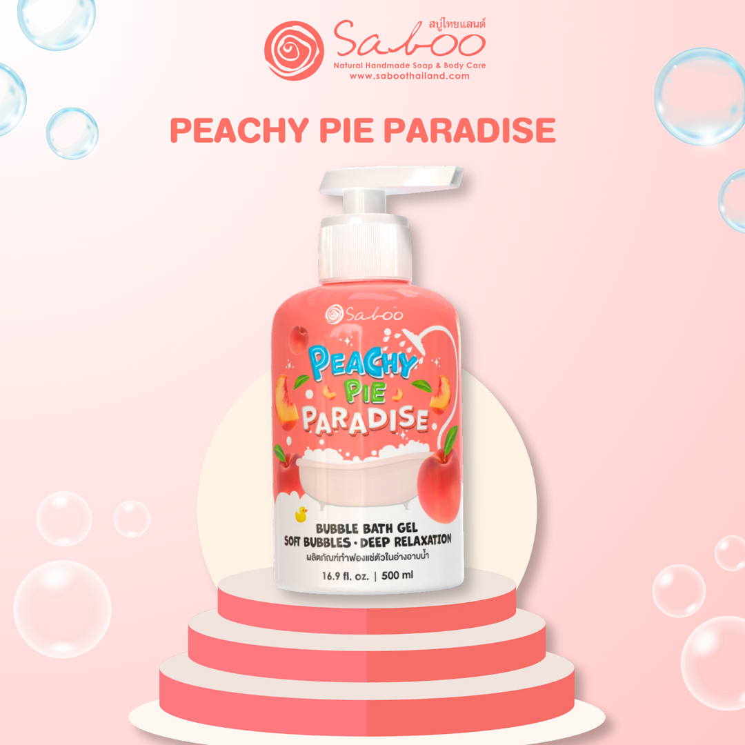 Bubble Bath Gel - 500ml - Peachy Pie Paradise