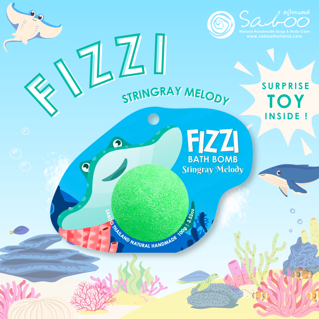Fizzy Bath Bomb - Sea Animal Package - 100g - Stringgray Melody