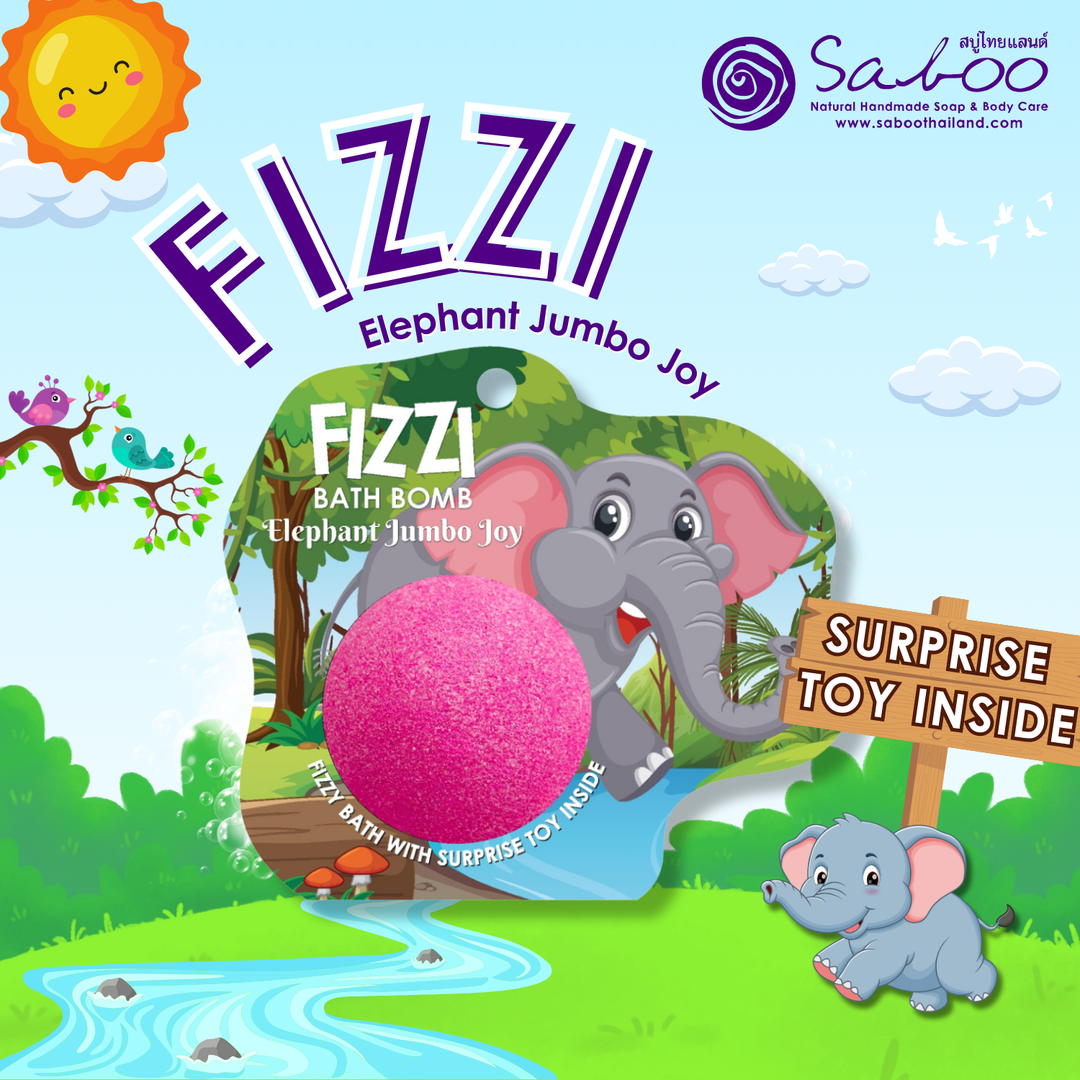 Fizzy Bath Bomb - Jungle Package - 100g - Elephant Jumbo Joy