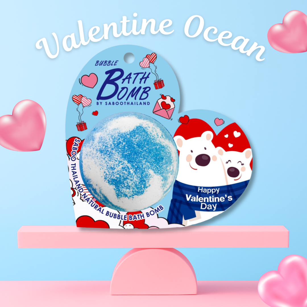 Bubble Bath Bomb - Valentine Package - 150g - Ocean
