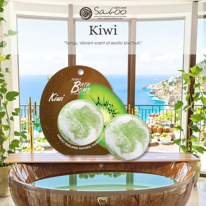 Bubble Bath Bomb - Fruit Package - 150g - Kiwi