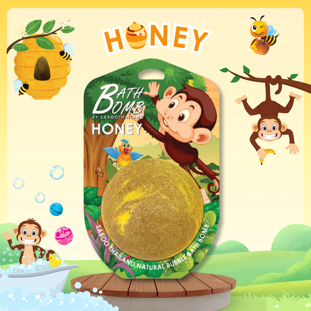 Bubble Bath Bomb - Jungle Package - 150g - Honey