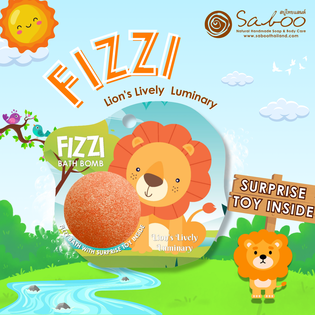 Fizzy Bath Bomb - Jungle Package - 100g - Lion's Lively Luminary
