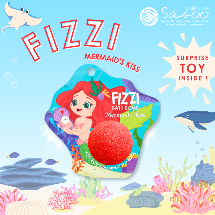 Fizzy Bath Bomb - Sea Animal Package - 100g - Mermaid's Kiss