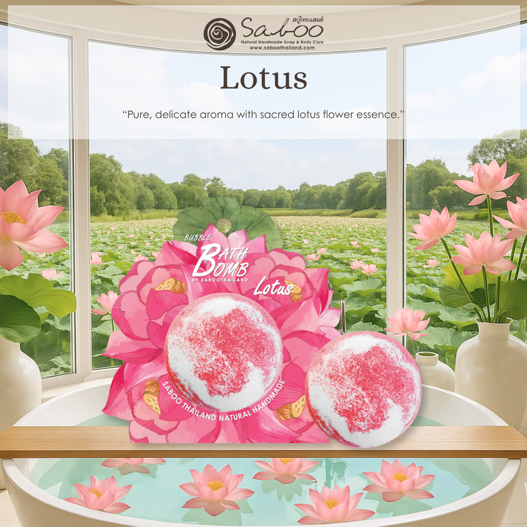 Bubble Bath Bomb - Flower Package - 150g - Lotus