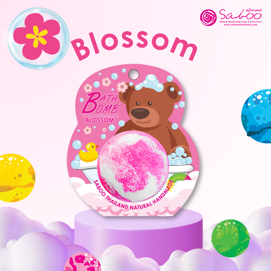 Bubble Bath Bomb - Bear Package - 150g - Blossom