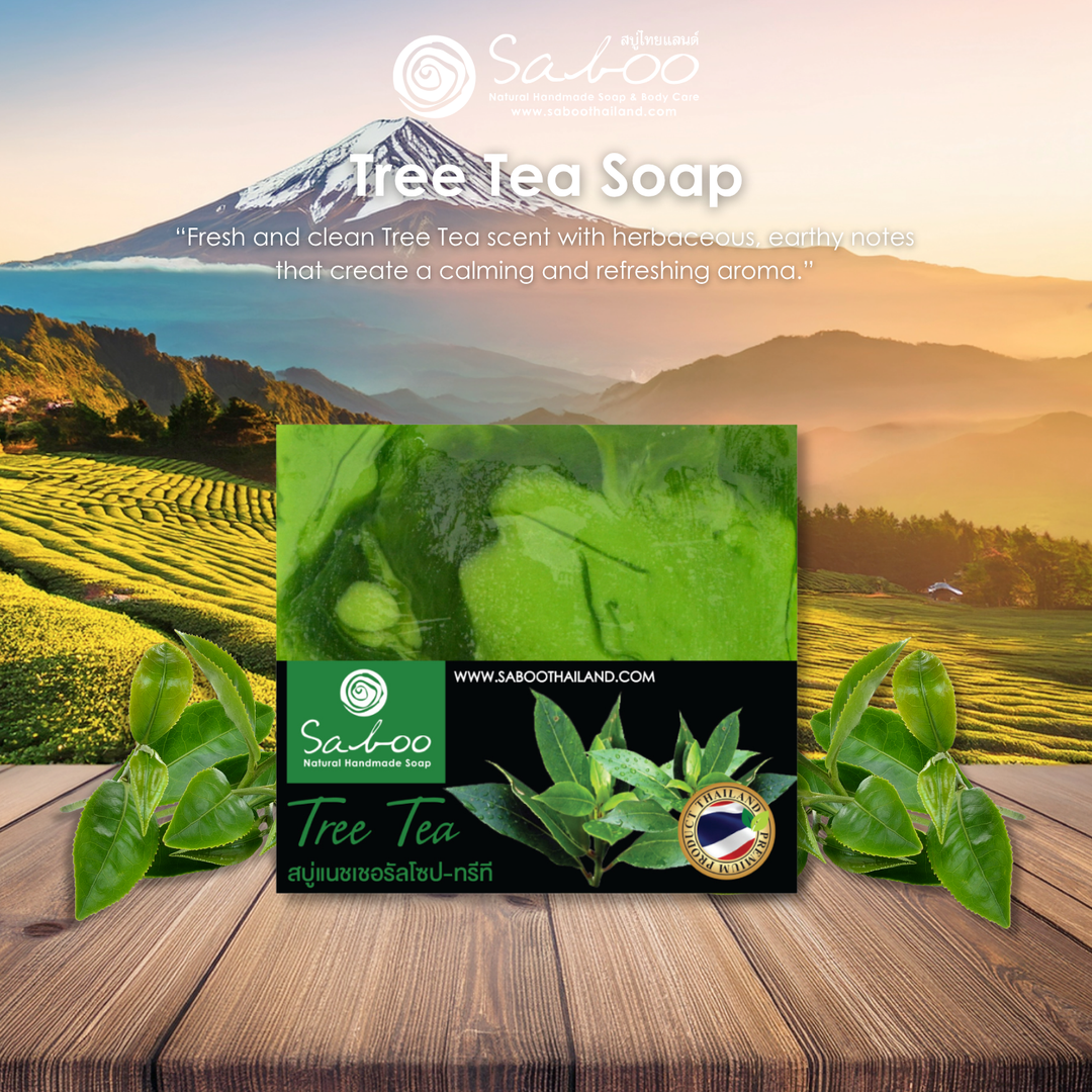 Natural Soap - Square Shape - 100g - Tea