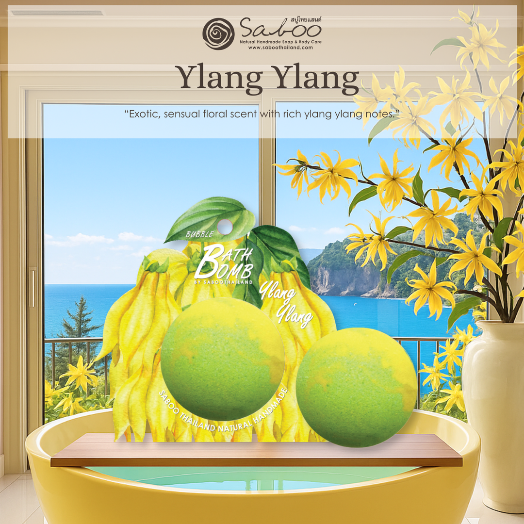 Bubble Bath Bomb - Flower Package - 150g - Ylang Ylang