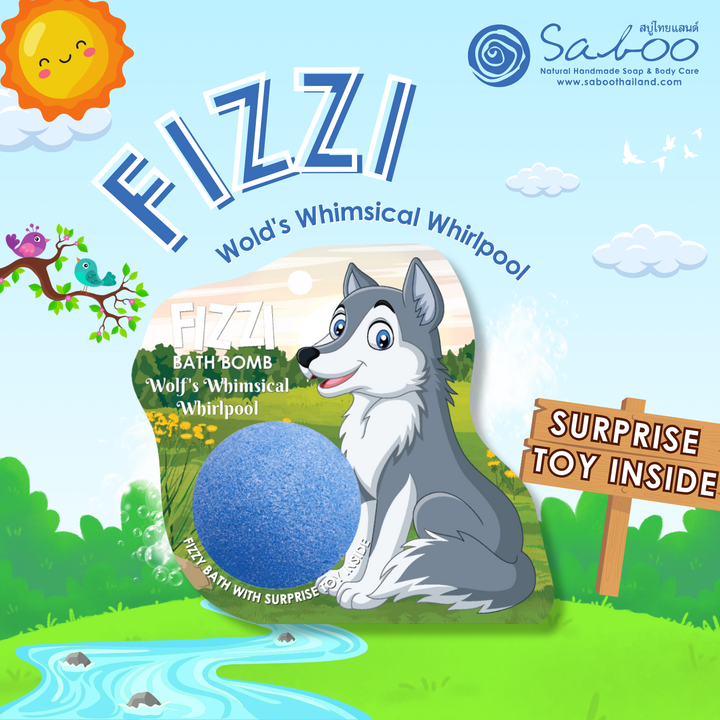 Fizzy Bath Bomb - Jungle Package - 100g - Wolf's Whimsical Whirlpool