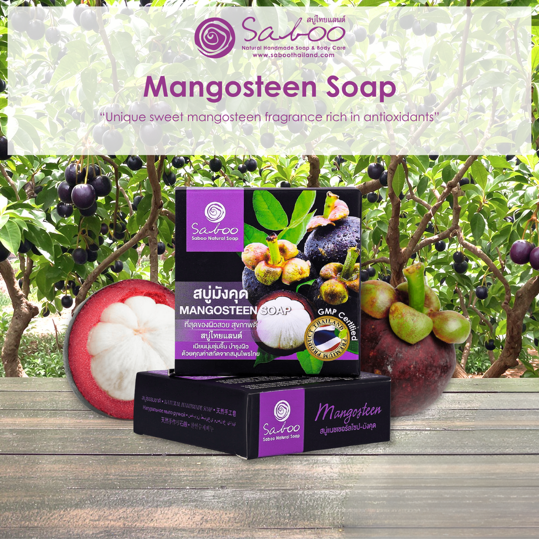 Premium Soap - Black Box Package - 100g - Mangosteen