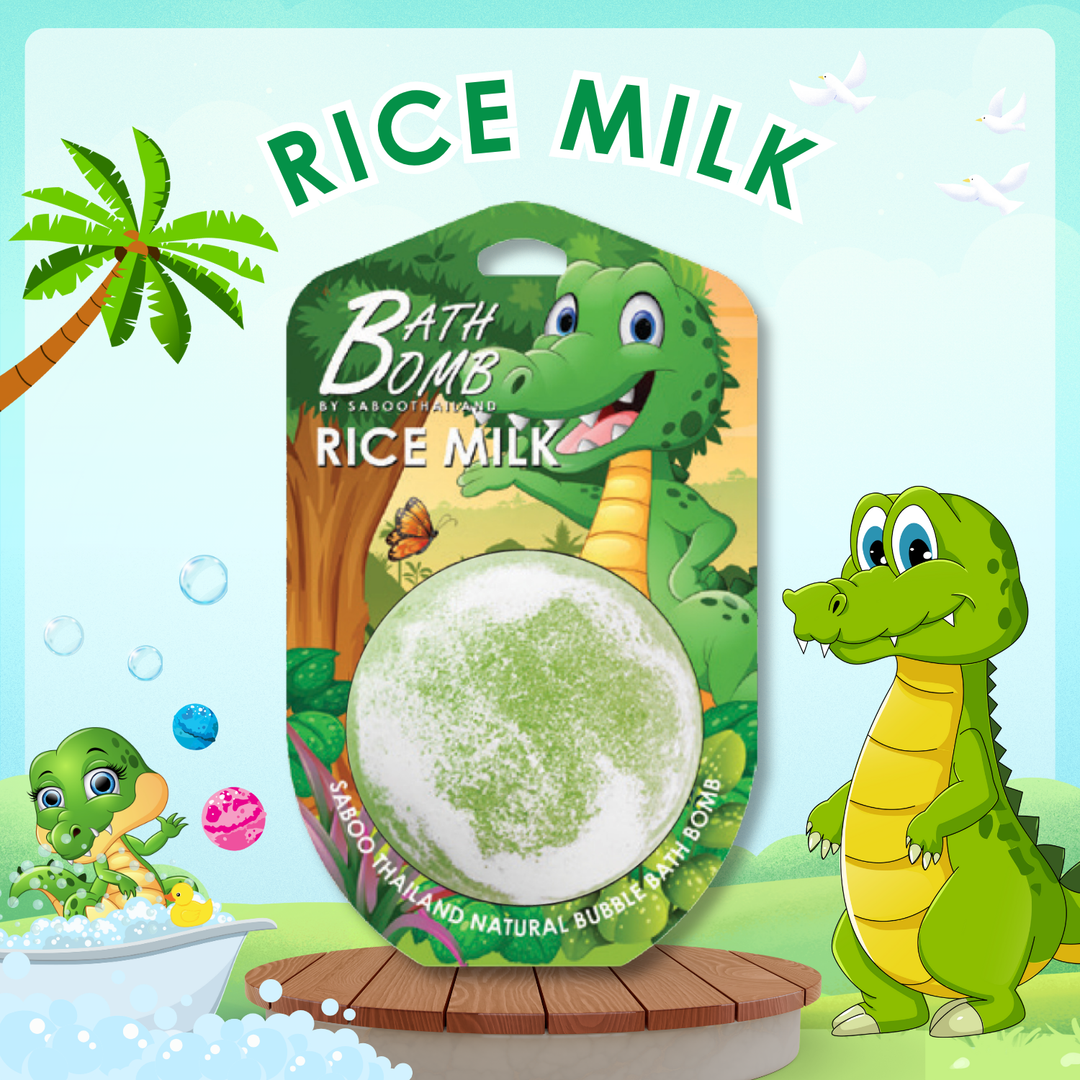 Bubble Bath Bomb - Jungle Package - 150g - Rice Milk