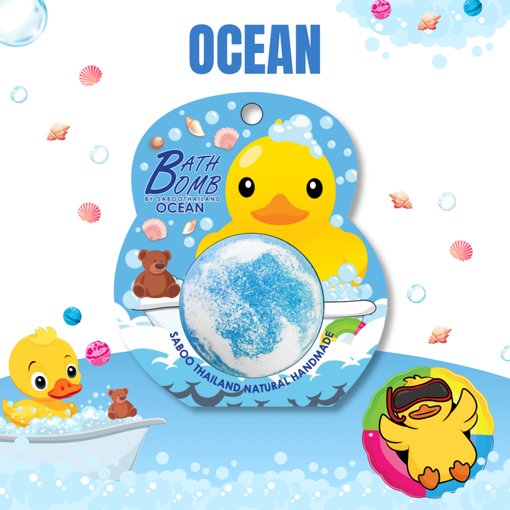 Bubble Bath Bomb - Duck Package - 150g - Ocean