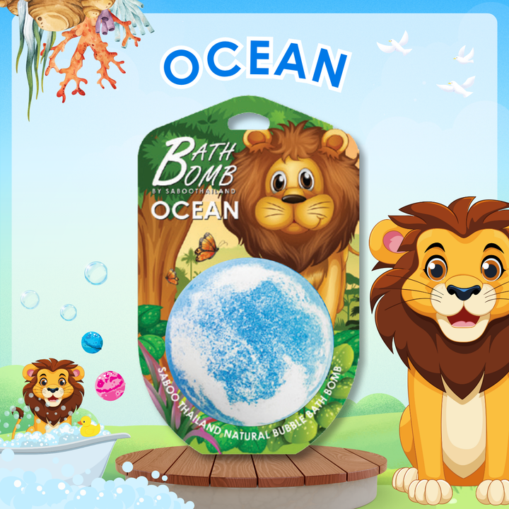 Bubble Bath Bomb - Jungle Package - 150g - Ocean