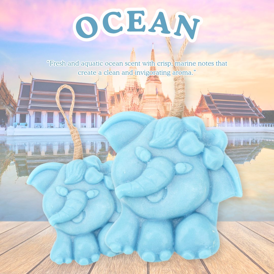 Natural Fancy Soap - Elephant - 100g - Ocean