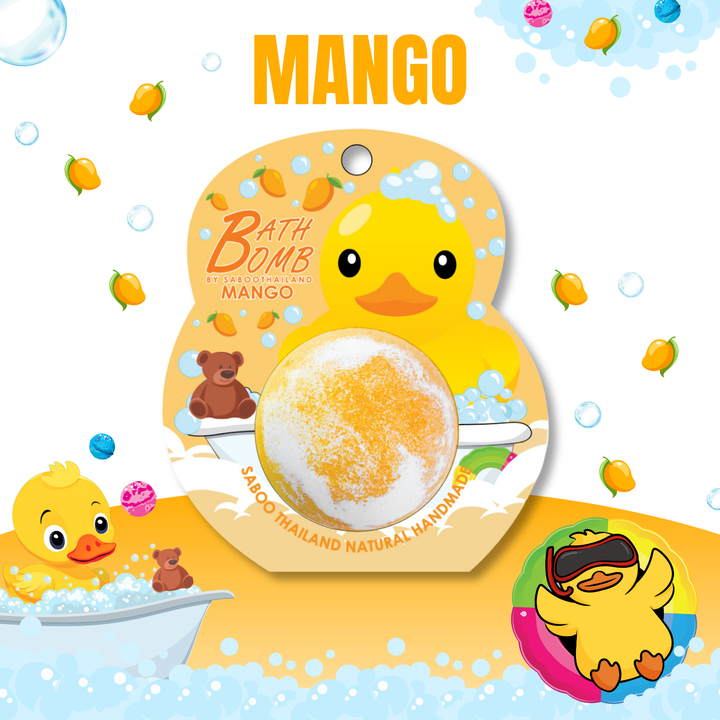 Bubble Bath Bomb - Duck Package - 150g - Mango