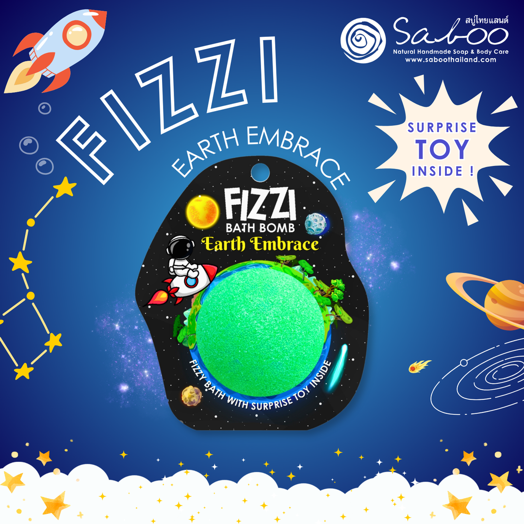 Fizzy Bath Bomb - Solar System Package - 100g - Earth Embrace