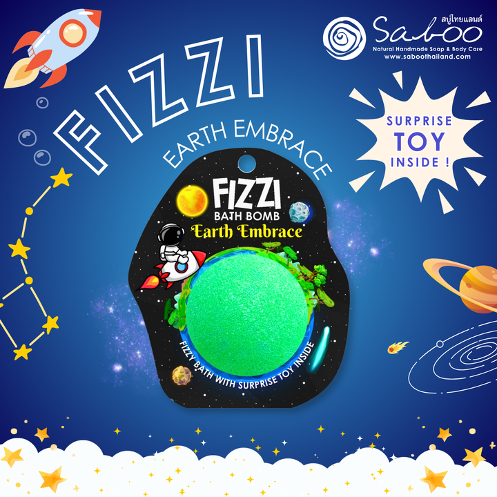 Fizzy Bath Bomb - Solar System Package - 100g - Earth Embrace
