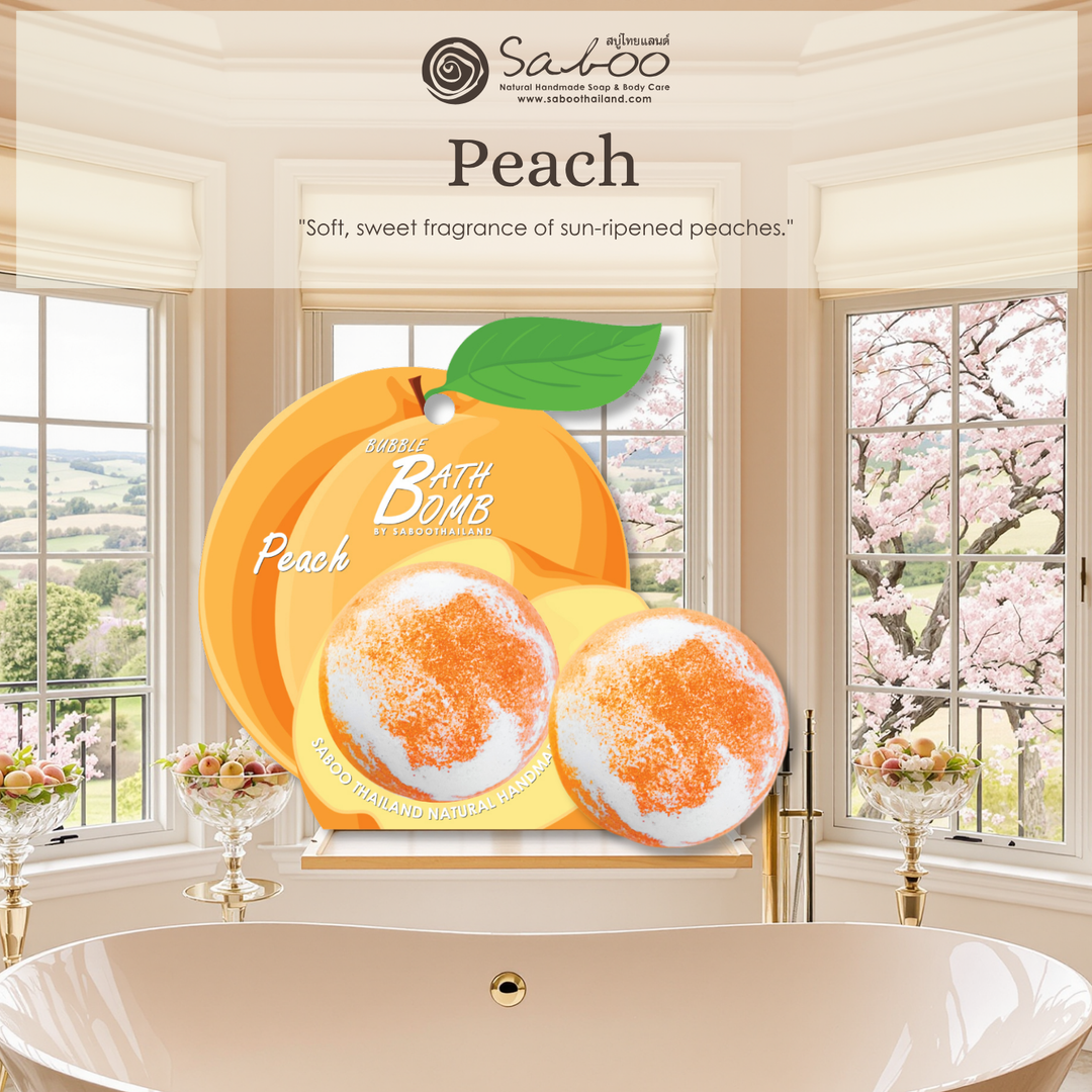 Bubble Bath Bomb - Fruit Package - 150g - Peach